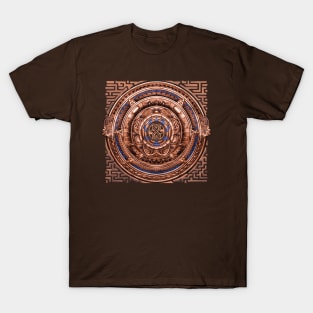 time travel pendant medallion T-Shirt